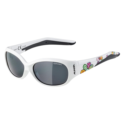 Очки солнцезащитные ALPINA Flexxy Kids White Flower Gloss/Black Cat. 3