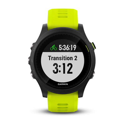 Часы Garmin Forerunner 935 Tri-Bundle черно-зеленые