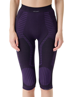 Кальсоны 3/4 Accapi X-Country Pants Black/Purple