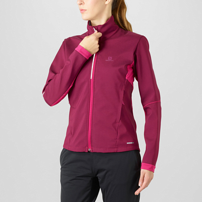 Куртка беговая SALOMON Agile Softshell W Purple