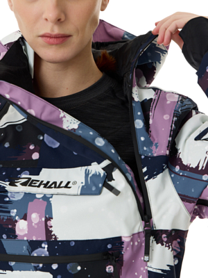 Куртка сноубордическая Анорак Rehall Vie-R Camo Abstract Lavender