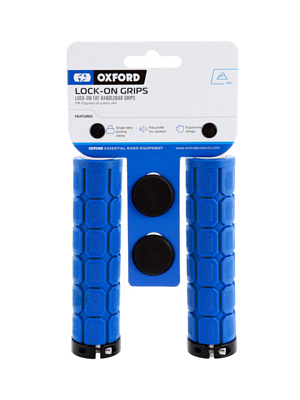 Грипсы Oxford Lock On Fat Grips Dark Blue