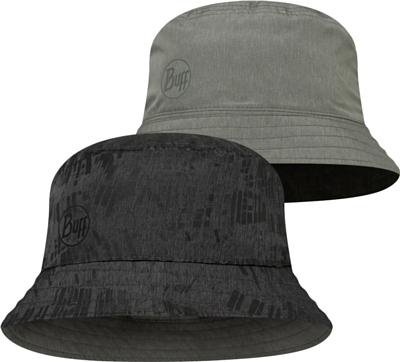 Панама Buff Travel Bucket Hat Gline Black-Grey