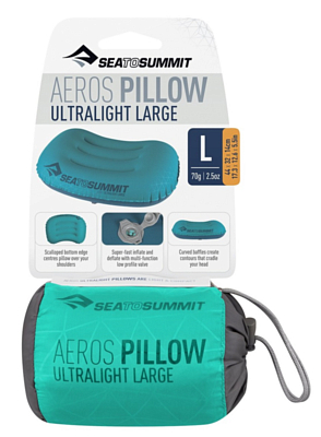 Подушка Sea To Summit Aeros Ultralight Pillow Large Sea Foam