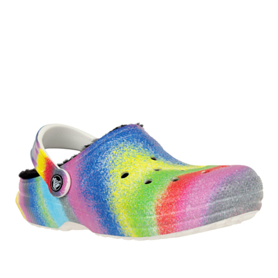 Сандалии Crocs Classic Lined Spray Dye Clog White/Multi