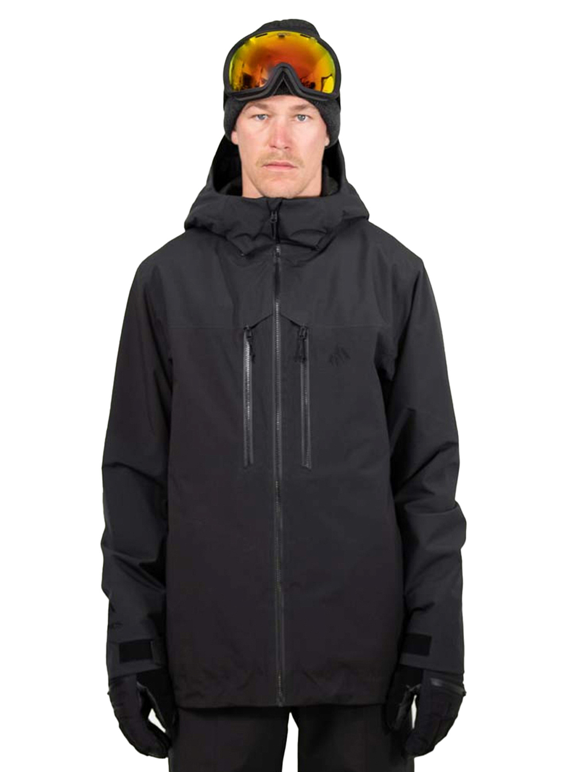 Куртка сноубордическая Jones Mountain Surf Parka Stealth Black