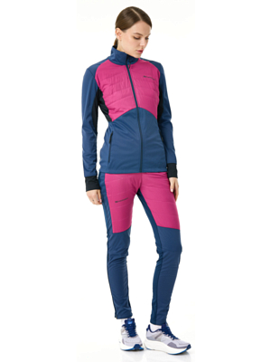 Куртка беговая Nordski Hybrid Pro Blue/Fuchsia