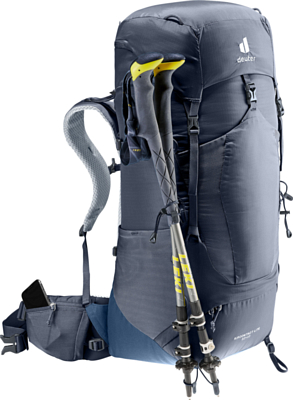 Рюкзак Deuter Aircontact Lite 50+10 Black-Marine