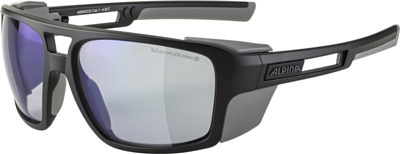 Очки солнцезащитные Alpina 2022 Skywalsh V Black-Grey Matt Varioflex blue mirror Cat. 1-4 fogstop hydrophobic