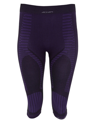 Кальсоны 3/4 Accapi X-Country Pants Black/Purple