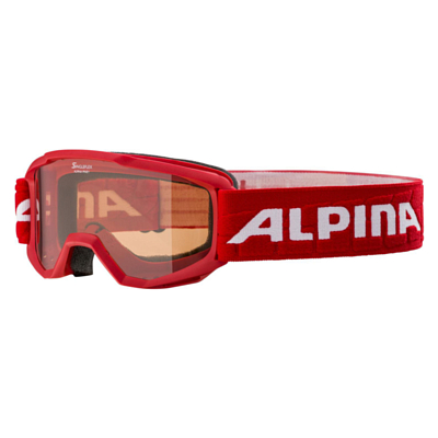 Маска горнолыжная ALPINA Piney Red Matt