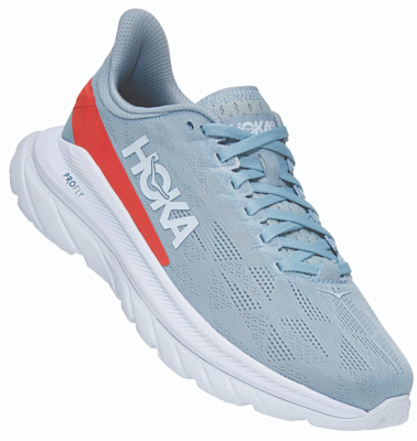 Кроссовки Hoka Mach 4 Blue Fog/Hot Coral