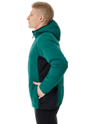 Куртка беговая Nordski Hybrid Warm Alpine Green/Black