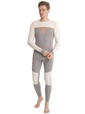 Термобельё верх Bjorn Daehlie Performance-Tech Long Sleeve Light Grey Melange