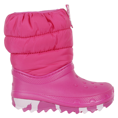 Сапоги детские Crocs Classic Neo Puff Boot T Candy Pink