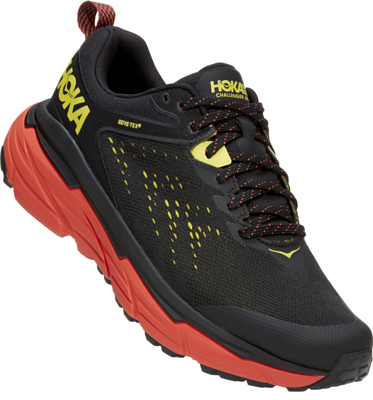 Кроссовки Hoka Challenger Atr 6 GTX Black/Green Sheen