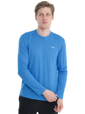 Футболка с длинным рукавом Saucony Stopwatch Long Sleeve Directoire Blue