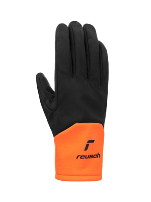 Перчатки REUSCH Vertical TOUCH-TEC Black/Shocking Orange