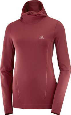 Джемпер SALOMON Comet Seamless Hoody W Pomegranate/Apple Butter