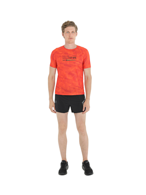 Футболка беговая Kailas Windbreak Functional Training Red Orange/Line