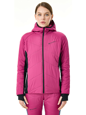 Куртка беговая Nordski Hybrid Warm 2.0 Fuchsia/Black