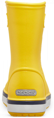 Сапоги резиновые Crocs Crocband Rain Boot Yellow/Navy