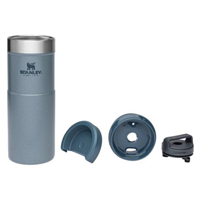 Термокружка Stanley The NeverLeak Travel Mug 0,47L Hammertone Ice