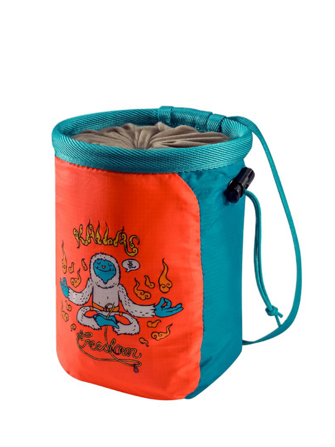 Мешок для магнезии Kailas Speed Chalk Bag Bright Orange (Hanuman Pattern)