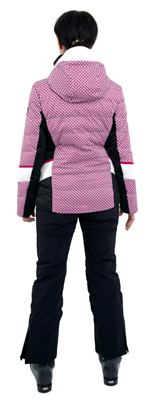 Куртка горнолыжная EA7 Emporio Armani SKI W JKT 9 Fancy magenta pois