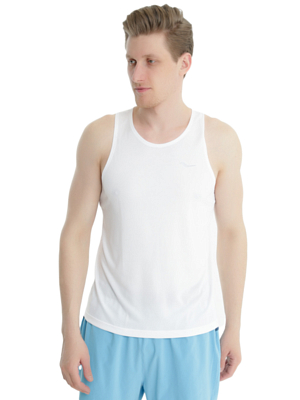 Майка беговая Saucony Stopwatch Singlet White