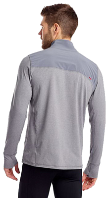 Толстовка беговая Saucony Challenge Quarter Zip Dark Grey Heather