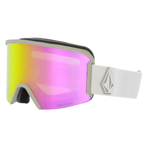 Маска горнолыжная Volcom Garden Khakiest/Sand Pink Chrome Lens/Yellow Bonus Lens