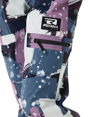 Брюки сноубордические Rehall Nori-R Camo Abstract Lavender