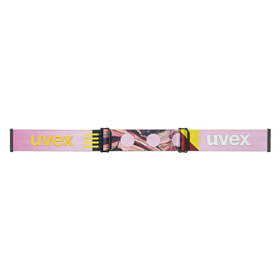 Маска горнолыжная UVEX Evidnt Attract We White Dl/Fm Rose-Green