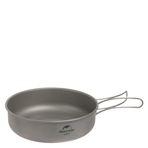 Сковорода Naturehike Tjp02 Outdoor Ti Frying Pan-9H 150 mm Titanium