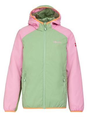 Куртка детская Trollkids Halsafjord Pistachio Green/Wild Rose/Papaya