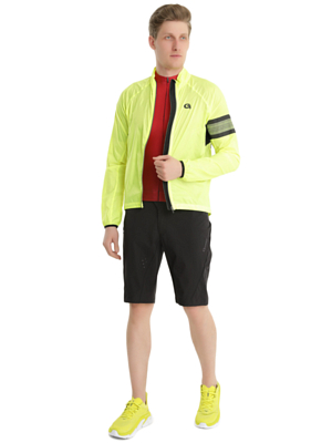 Велокуртка Gonso Karwendel He-Windjacke Safety Yellow