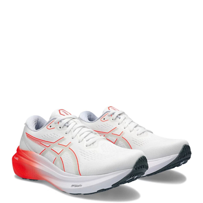 Кроссовки Asics Gel-Kayano 30 White/Sunrise Red