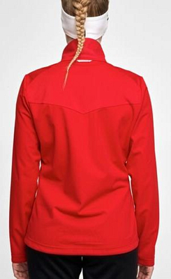 Куртка беговая Bjorn Daehlie Jacket Prime Wmn High Risk Red