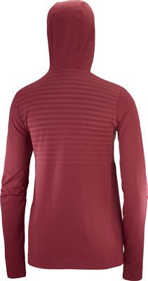 Джемпер SALOMON Comet Seamless Hoody W Pomegranate/Apple Butter