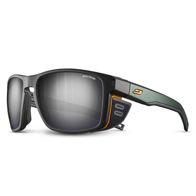 Очки солнцезащитные Julbo Shield Tryearslu Dark Green/Dark Green/Orange/Spectron 4/Brown/Silver Flash