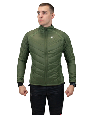 Куртка беговая NONAME Hybrid Warm 24 Forest Green