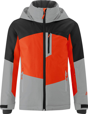 Куртка горнолыжная детская Maier Sports Seespitze Boys Siren Red/Sleet