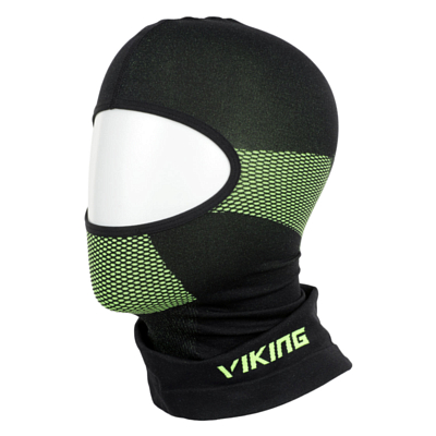 Балаклава VIKING Sigurd Jr Black/Lime