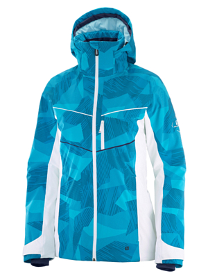 Куртка горнолыжная SALOMON Brilliant Jkt Women'S barrier Reef/Ao