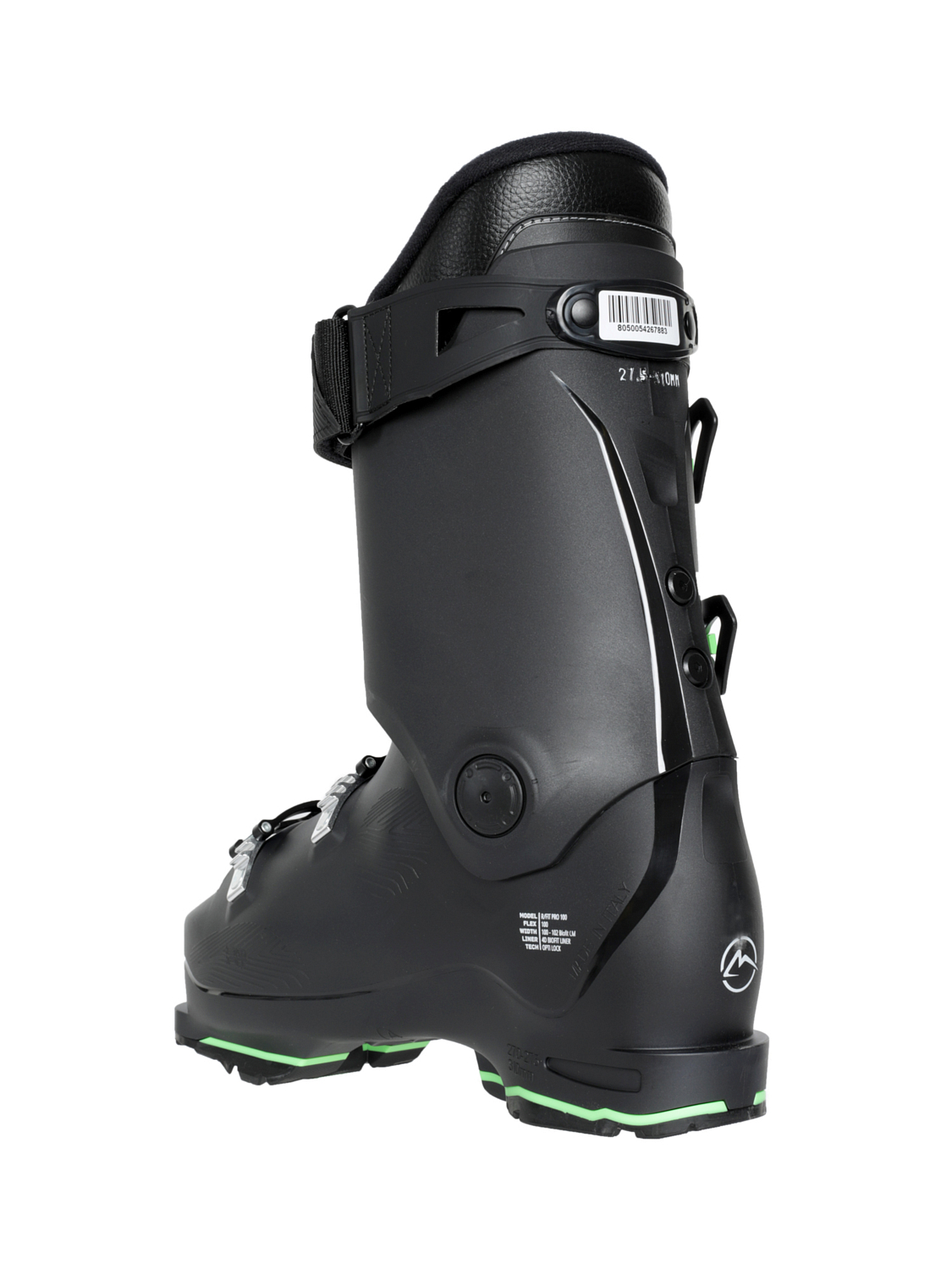 Горнолыжные ботинки ROXA Rfit Pro 100 Rtl Gw Black/Black/Green