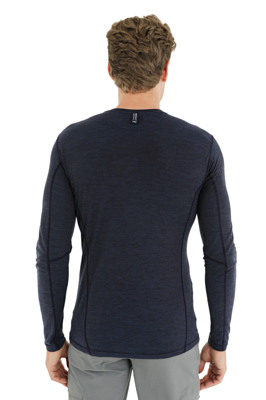 Футболка с длинным рукавом для активного отдыха Montane Primino 140 Long Sleeve T-Shirt Antarctic Blue