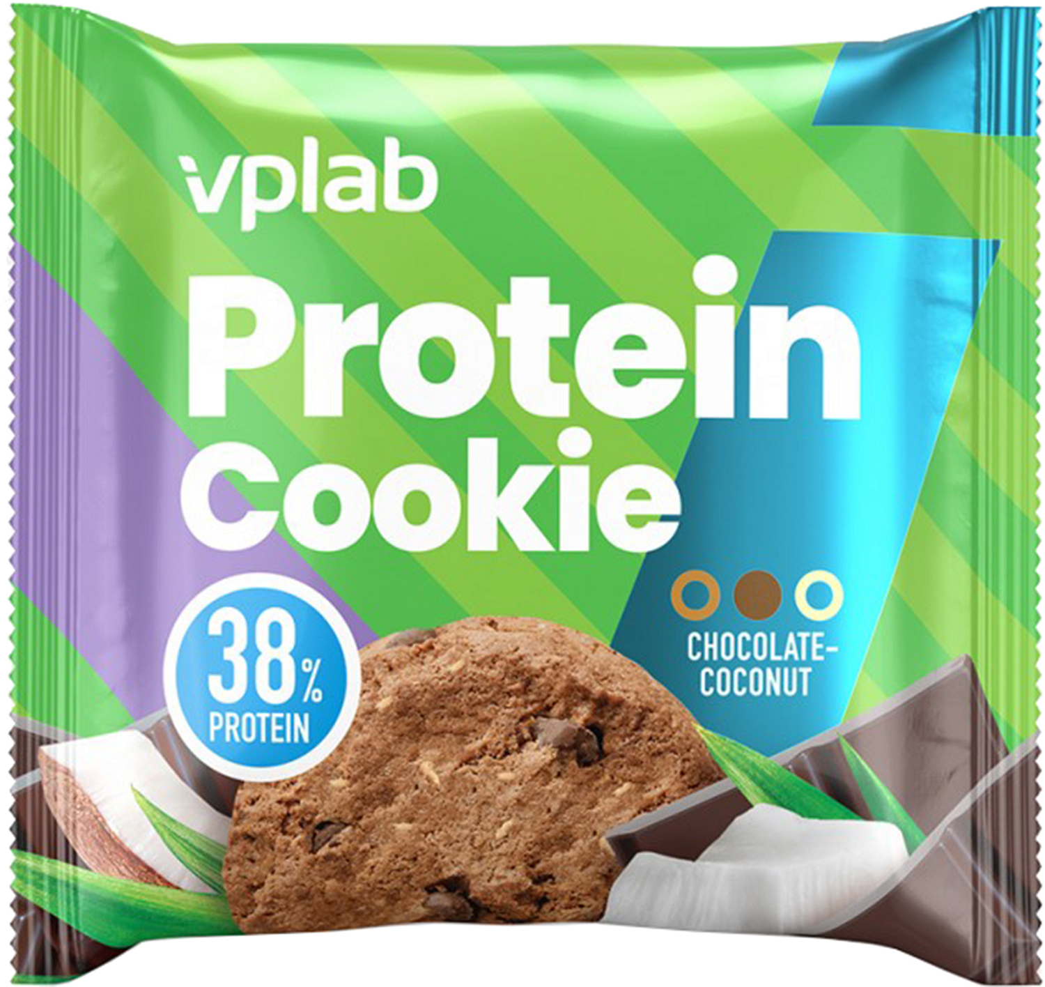 Печенье vplab Protein Cookie шоколад-кокос