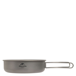 Сковорода Naturehike Tjp02 Outdoor Ti Frying Pan-9H 150 mm Titanium