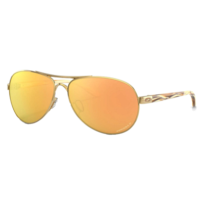 Очки солнцезащитные Oakley Feedback Polished Gold-Prizm Rose Gold Polarized